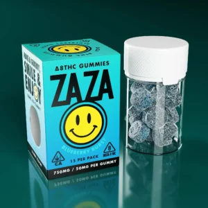 ZAZA 50mg Delta 8 THC Gummies (15pc)