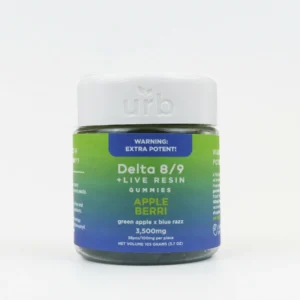 Urb 10mg Delta 8 + Delta 9 Live Resin Gummies (10pcs)