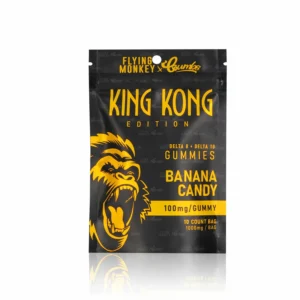 Flying Monkey x Crumbs King Kong 100mg D8 + D10 Gummies (10pcs)
